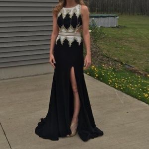 Macduggal prom dress